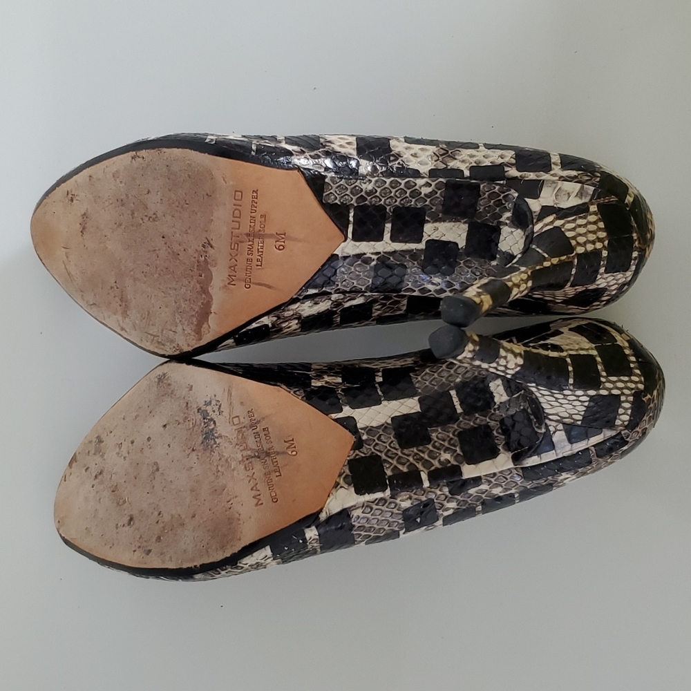 MaxStudio Marabel Snakeskin pumps 6 - Picture 8 of 12